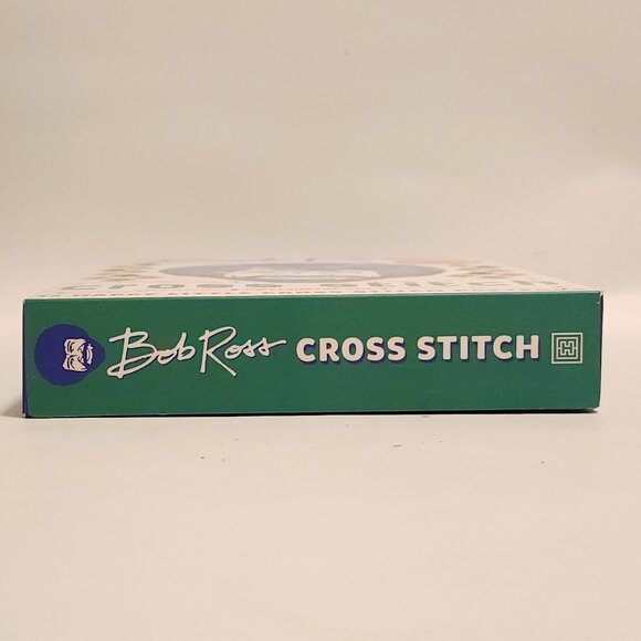 FUN Bob Ross Cross Stitch 12 Happy Little Cross Stitch Patterns Embroidery Hoops - Picture 2 of 6